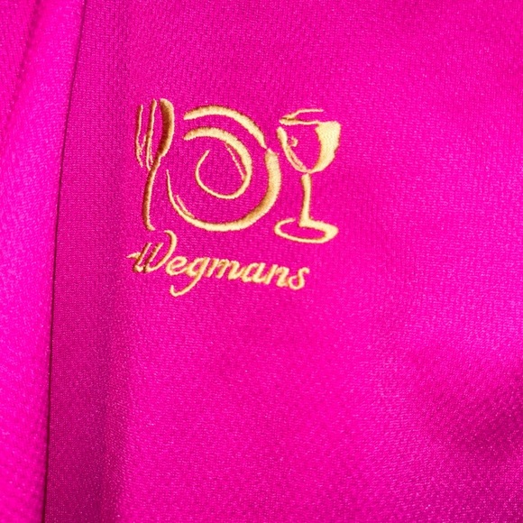 WEGMANS Grocery Store Polo Shirt Worker Employee Uniform pink size XL - Picture 3 of 4